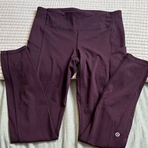 lululemon plum leggings